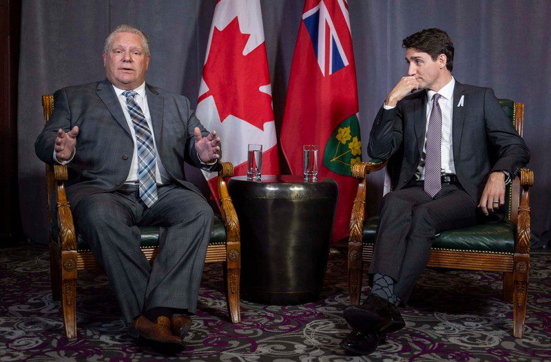 Justin Trudeau Doug Ford